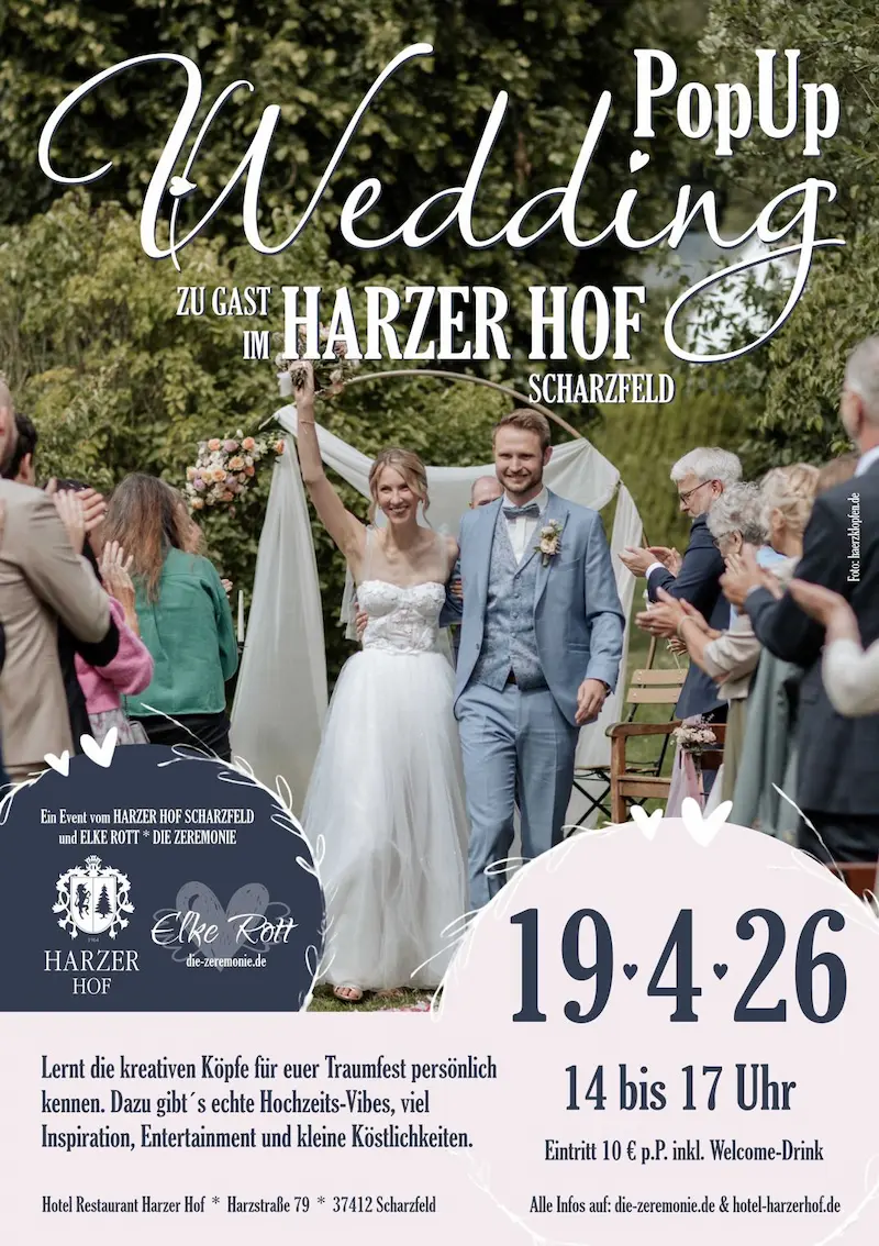 Offizieller Flyer – Pop-up Wedding 2026